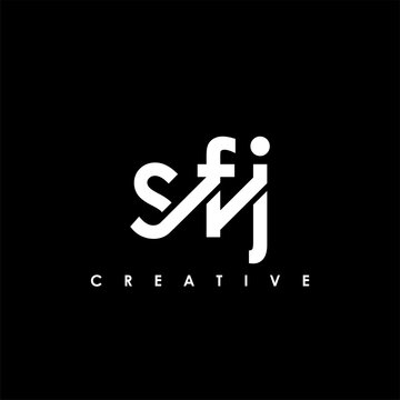 SFJ Letter Initial Logo Design Template Vector Illustration