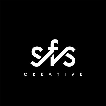 SFS Letter Initial Logo Design Template Vector Illustration