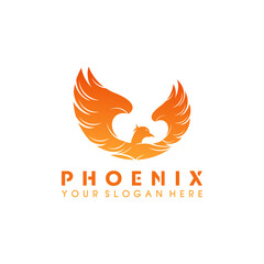 Obraz premium Modern logo a phoenix