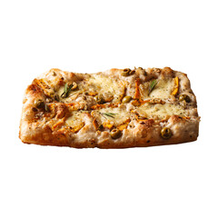 italian focaccia with olives and carrot png
