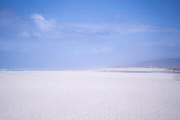 Fototapeta na wymiar sea landscape in a beach of Galicia, Spain