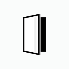 Opened Door Icon. Access Symbol  - Vector. 