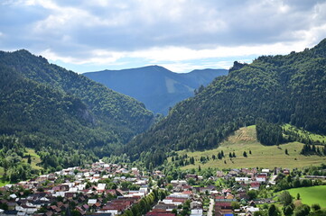 view of the mountains