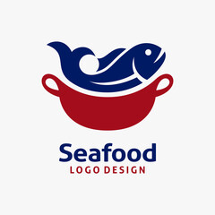 Seafood logo design