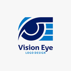 Vision eye logo design