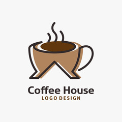 Coffee house logo design