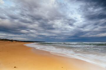 Fototapeta na wymiar Gunnamatta Ocean Beach in Melbourne Australia