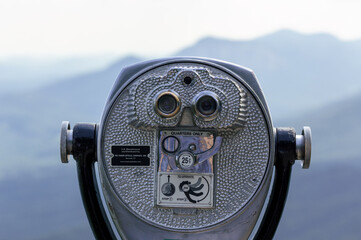 Binoculars and Smokey Mountains