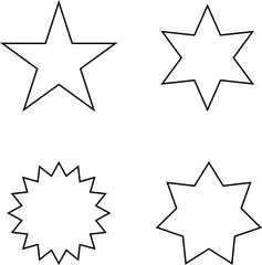 Vector design elements, patches and stickers - abstract background elements for social media posts, branding, packaging, prints.