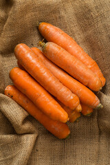 Vegetables on blanket