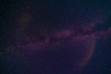 Stars on night blue starry sky. Milky Way, galaxies and universes on a dark deep background
