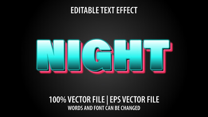 Editable text effect modern 3d and minimal font style