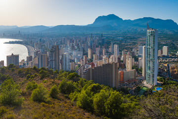 Obraz premium Cityscape of Benidorm (Spain)