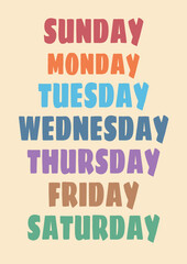 Educational posters for playroom and kids