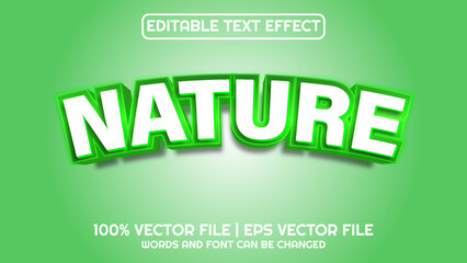 Editable text effect modern 3d and minimal font style