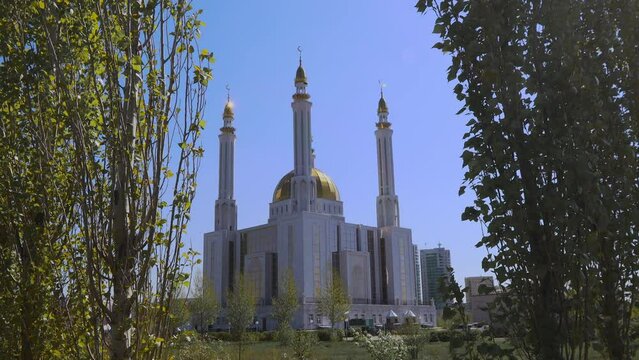 Mosque in the Center of Aktobe, Kazakhstan