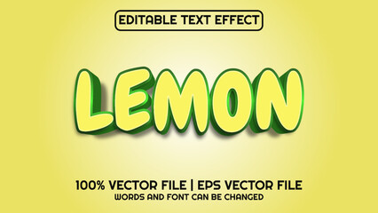 Editable text effect modern 3d and minimal font style