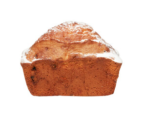 Cake on white background