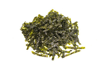 Tasty nori seaweed isolated on white background. © Nikolay