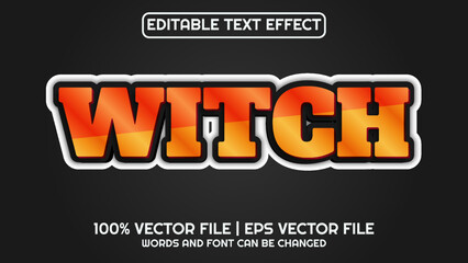 Editable text effect modern 3d and minimal font style
