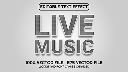 Editable text effect modern 3d and minimal font style