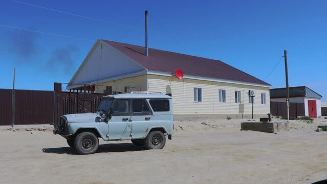 Zhalanash village in the Aral Region, Kazakhstan