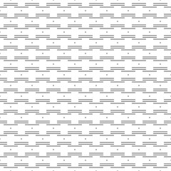 Lines, dots seamless pattern. Stripes, mini circles print. Ethnic illustration. Folk background. Abstract ornament. Strokes, spots wallpaper. Line, dot shapes backdrop. Textile print, vector artwork.