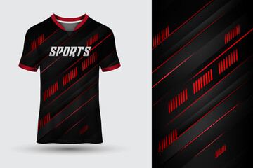 Dark T shirt sports abstract jersey suitable for racing, soccer, gaming, motocross and e sports vector