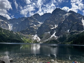 Polish Tatra Mountains - Morskie Oko - obrazy, fototapety, plakaty