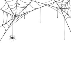 spider web background, halloween template