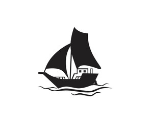 sailing ship silhouette