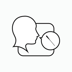 Swab Test Icon. Laboratory Analysis Symbol - Vector.     