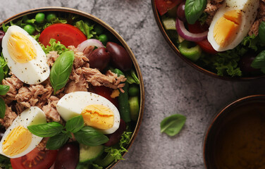 Nicoise salad - traditional French dish