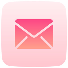 mail flat icon