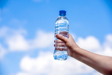 Two red hearts on a background of white Jasmine flowers
