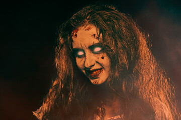 demonic gaze of a possessed