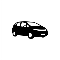 Obraz na płótnie Canvas Car icon. Simple solid style sign symbol. Vector illustration isolated on white background.