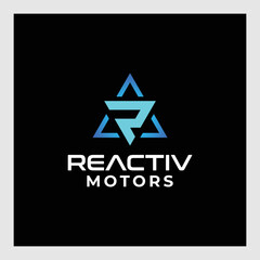 Creative elegant trendy modern monogram logo design. initial based Alphabet icon logo.letter R logo template. Luxury  R logo template.