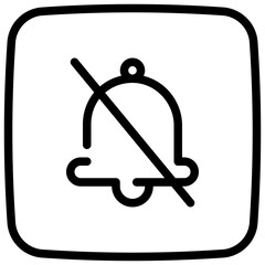 mute line icon