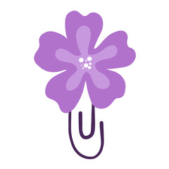 flower paper clip