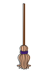 魔女の箒のイメージイラスト