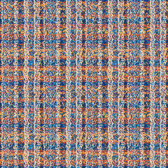 Multicolor Melange Textured Checked Pattern