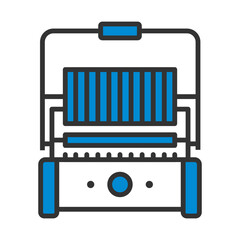 Kitchen Electric Grill Icon