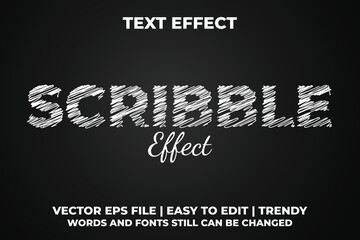 white sketch pencil text effect style design illustrator template design