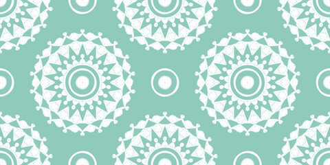 Abstract Oriental Pattern in Boho Style - endless Geometric Background.