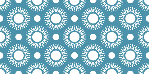 Abstract Oriental Pattern in Boho Style - endless Geometric Background.