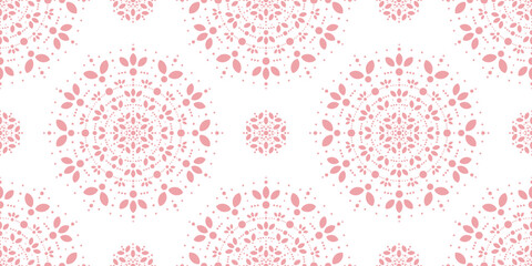 Abstract Oriental Pattern in Boho Style - endless Geometric Background.