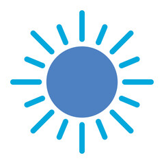 Brightness Glyph Two Color Icon