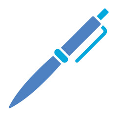 Pen Glyph Two Color Icon