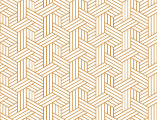 Abstract geometric pattern with stripes, lines. Seamless vector background. White and gray ornament. Simple lattice graphic design.